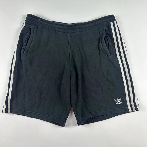 Adidas Shorts Men’s XL Adult Black Lightweight Athletic Gym Outdoor - Picture 1 of 4